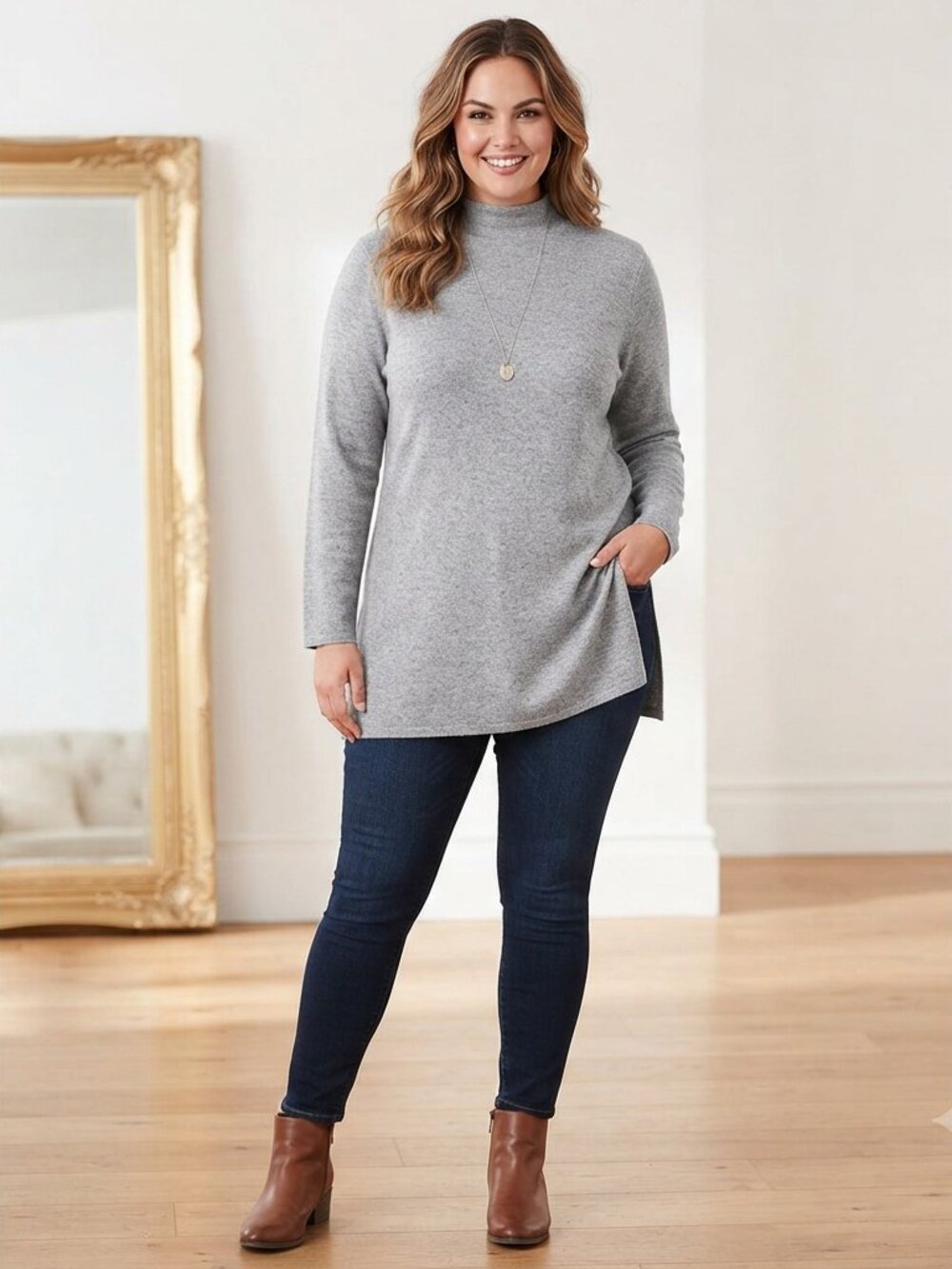 AdditionElle sweater tunic 14 NWOT